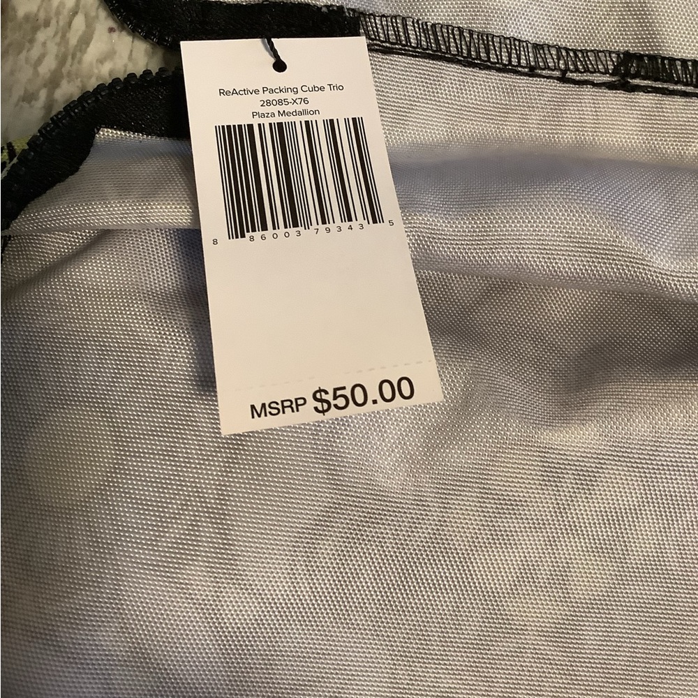 Vera Bradley Reactive packing cube trio.